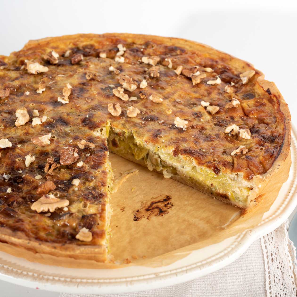 Quiche Poireaux Cheddar