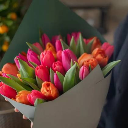 SUNSET GLOW Flower Bouquet