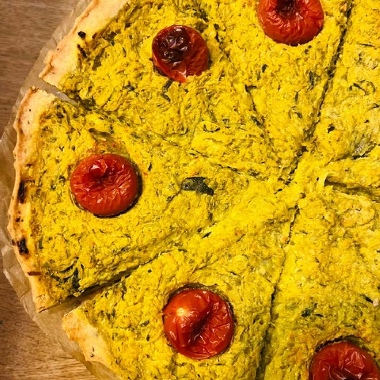 Quiche Courgettes Curry