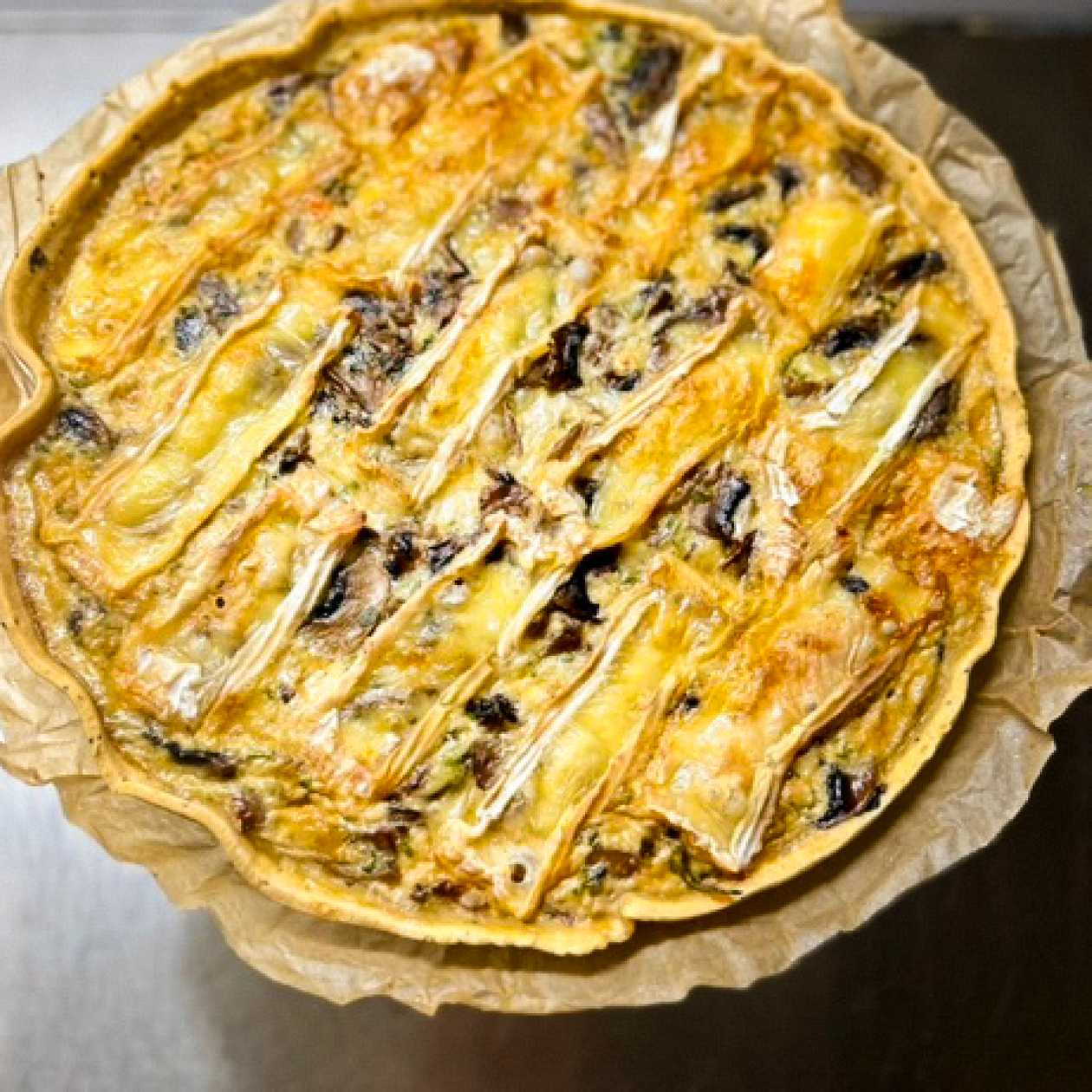 Quiche Champignons Camembert