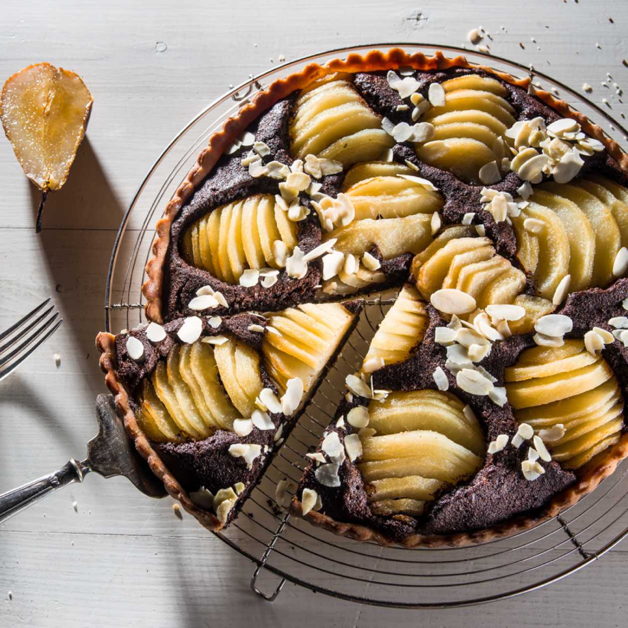 Tarte Bourdaloue Poire Chocolat