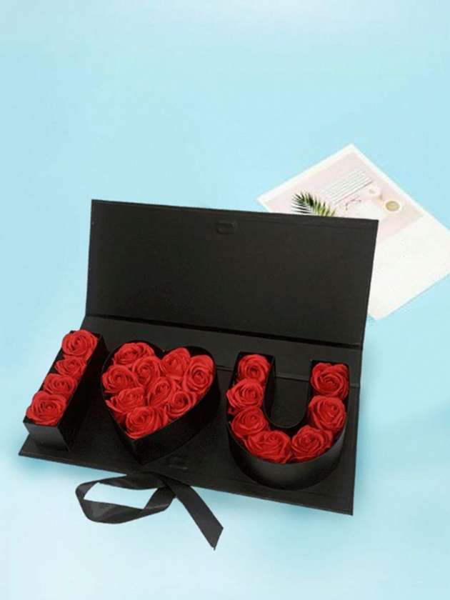 წითელი ვარდები ბოქსში