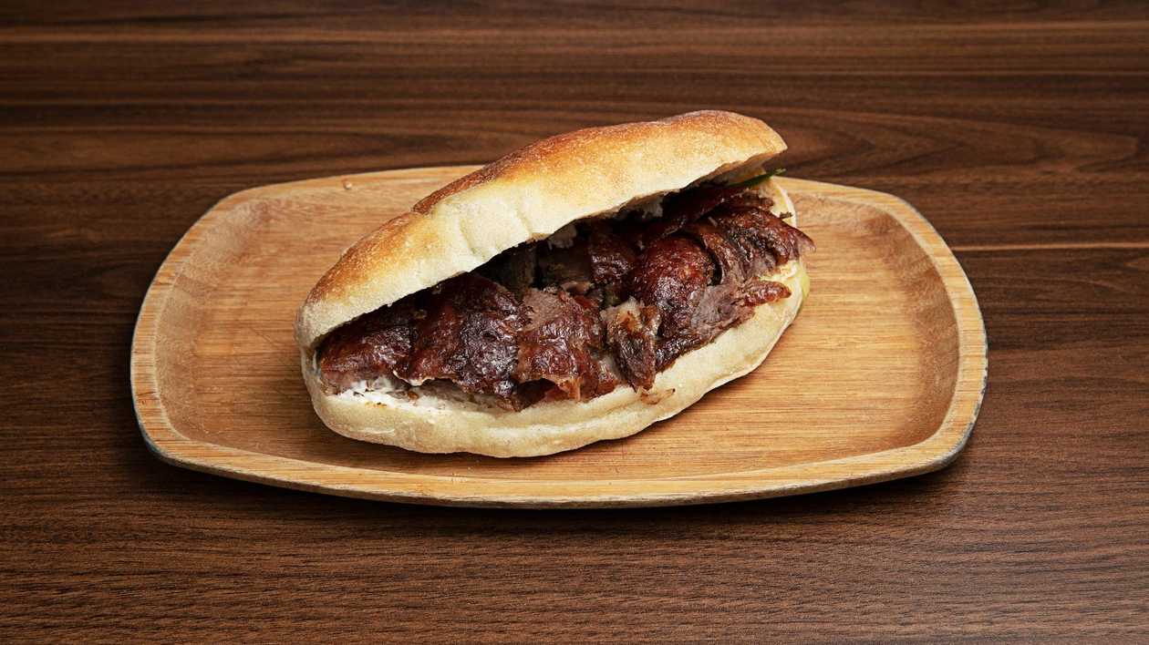 Döner Meat in Bread