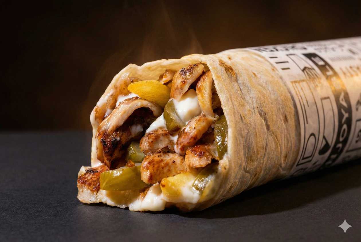 Shawarma on a Flatbread