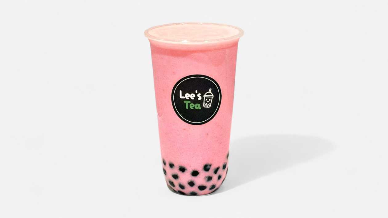 3. Strawberry milk tea