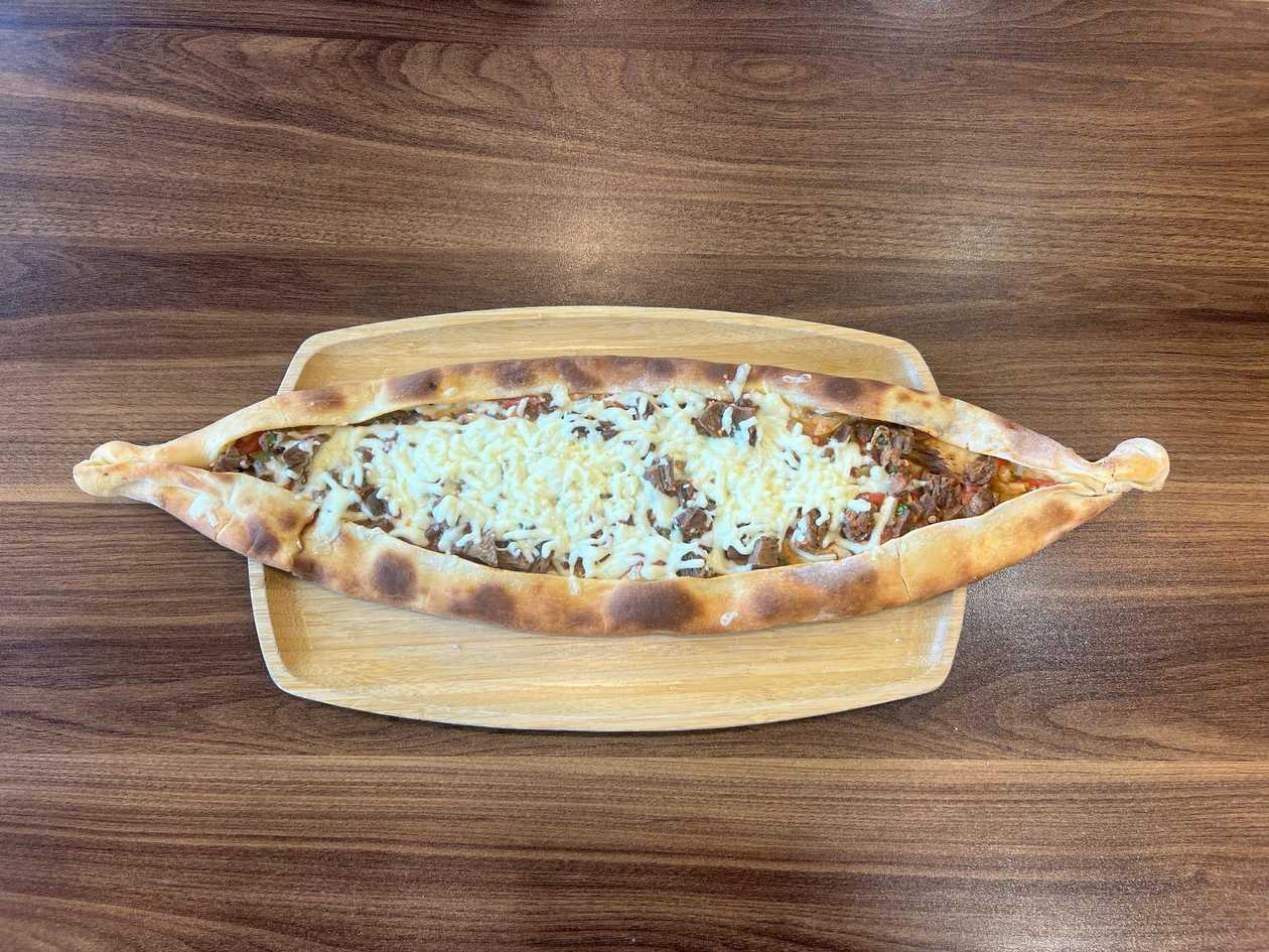 Cheese and Diced Meat Pide
