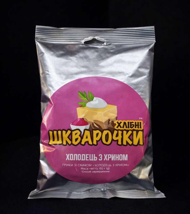 Bread Cracklings with Aspic and Horseradish Flavor 60 g