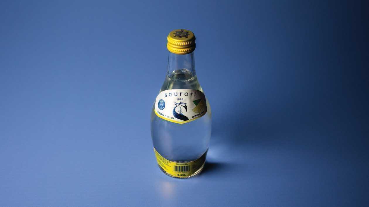 Souroti Sparkling Water Lemon 250ml