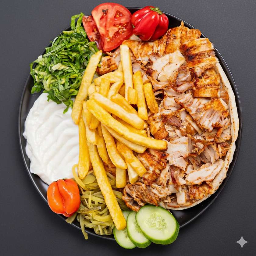 Shawarma on a Plate