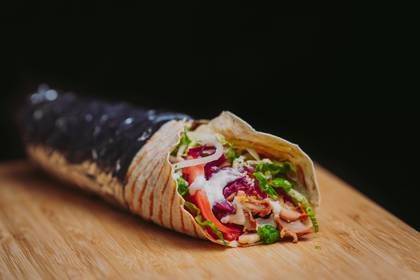 Dürüm Kebab With Cheese