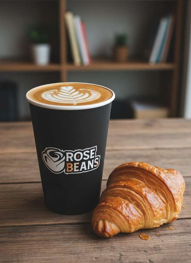 SPECIALTY GRAND LATTE 500 ML + BUTTER CROISSANT
