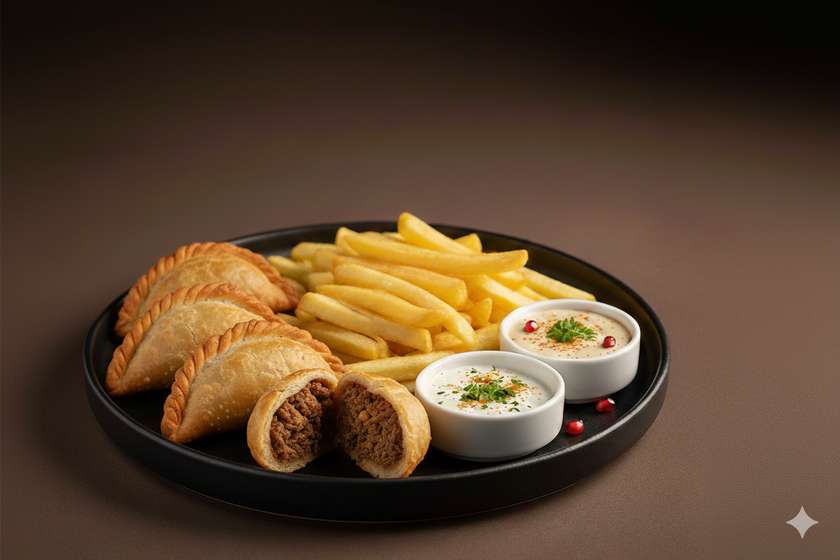 SAMBUSAK CU CARNE DE VITA (MENIU)