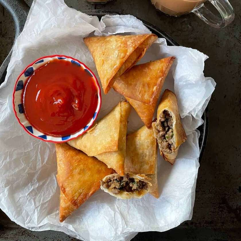 Mutton Samosa (3 Pieces)