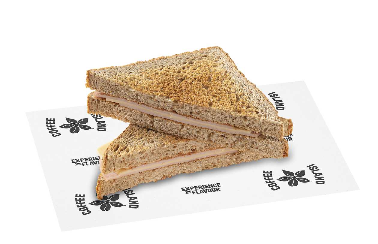 Smoked Turkey & Cheece Whole Wheat Toast