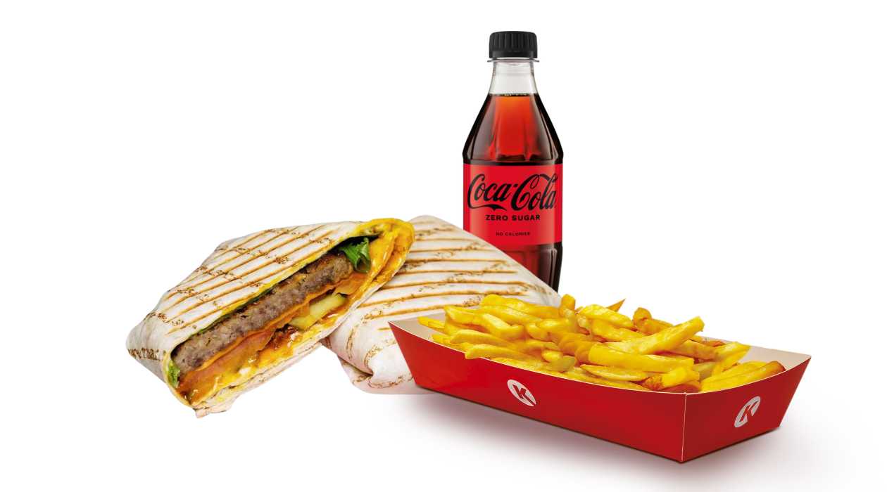 BBQ bacon burger set