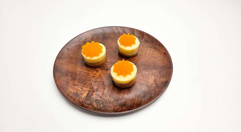 Mini Orange Cheesecake (3 Pieces)