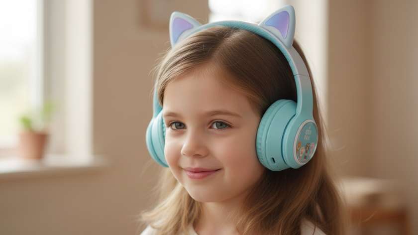 Cat Ear Headphones - Blue