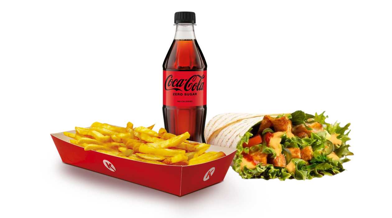 Spicy chicken wrap set