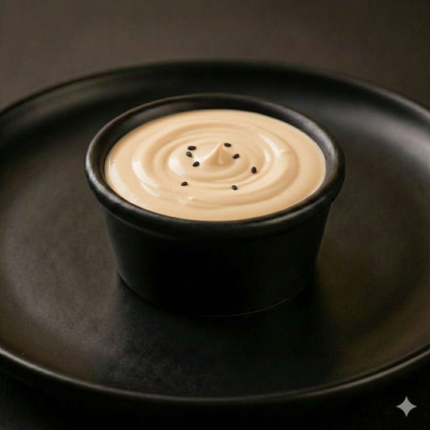 sesame sauce with yogurt (tahini)