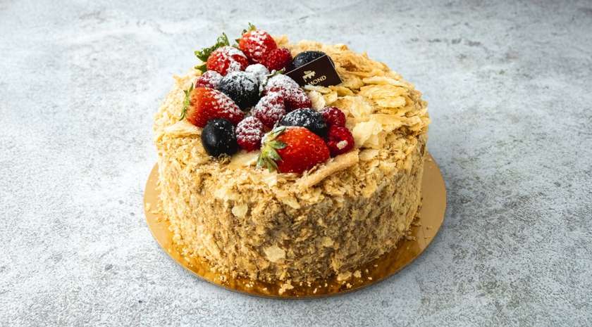 Raspberry Napoleon Cake (8-10 Servings)