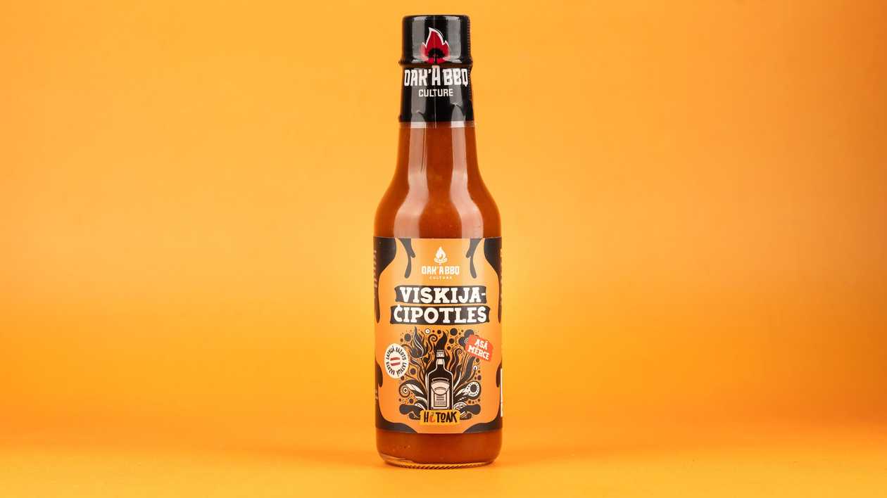 Oak'A BBQ Čipotles-Viskija Asā Mērce