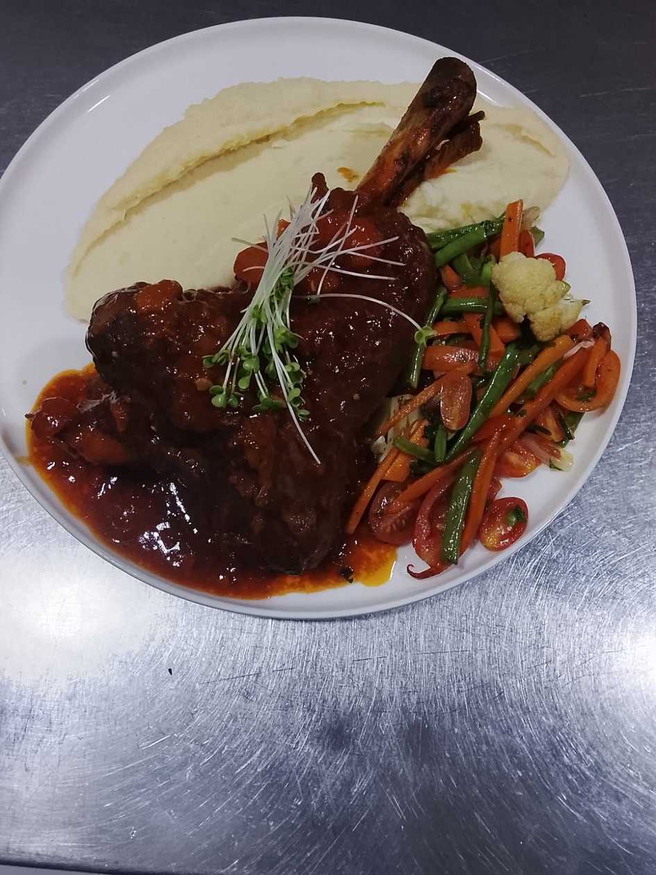 Slow Cooked Lamb Shank