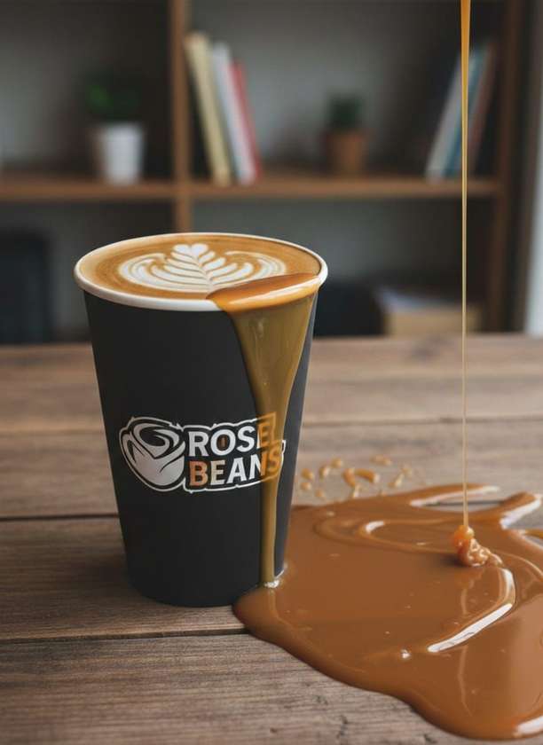 SPECIALTY CARAMEL  GRAND LATTE 500 ML + BUTTER CROISSANT