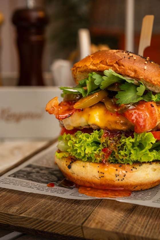 Gourman Jalapeno Burger MENU