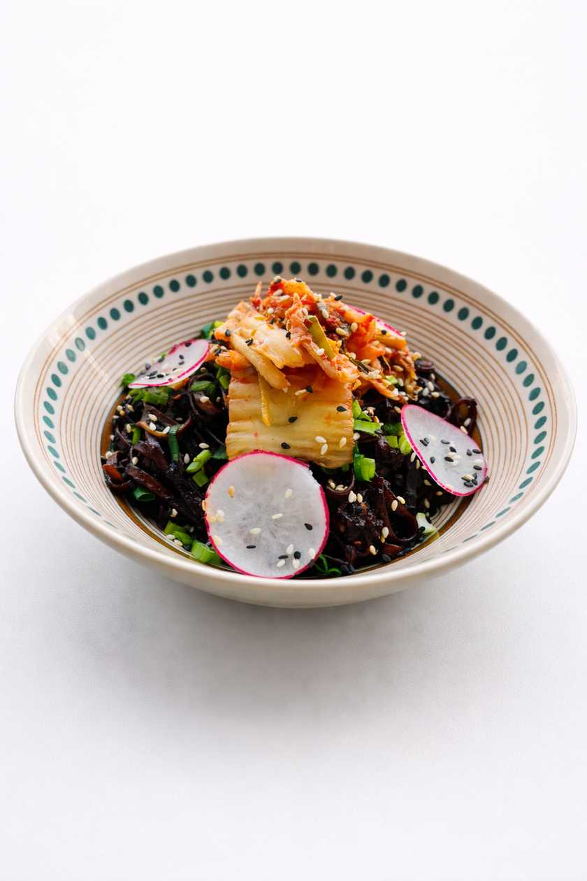 Jjajang Noodles with Chicken