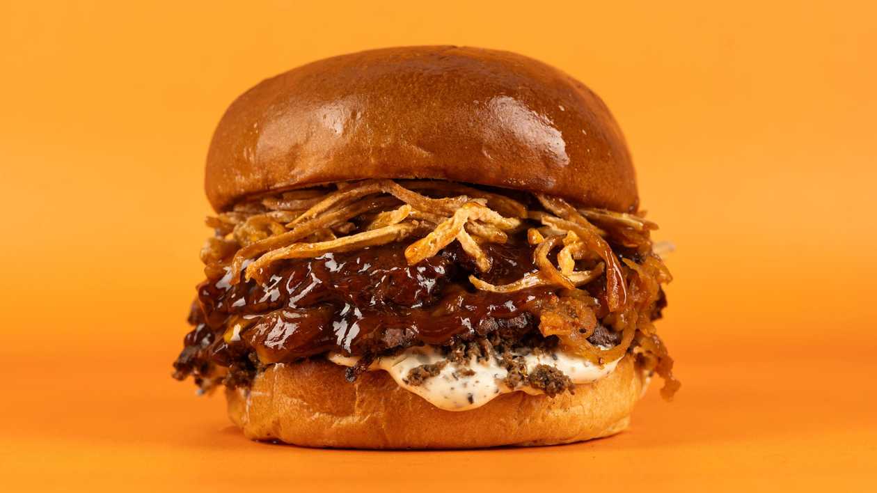 Sēņu Brieža Smash Burgers