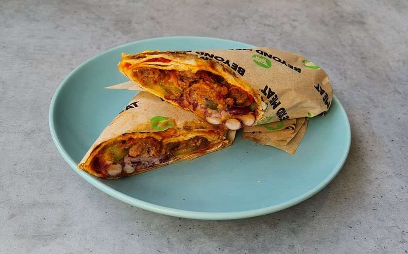 Bulgarian Burrito with Beyond Meatballs