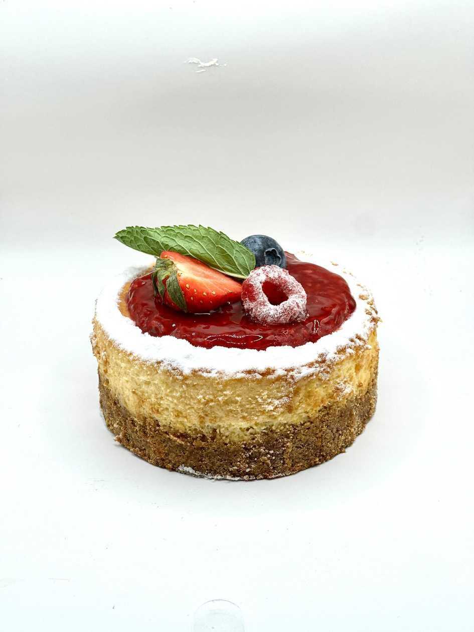 Cheesecake New York cu zmeură