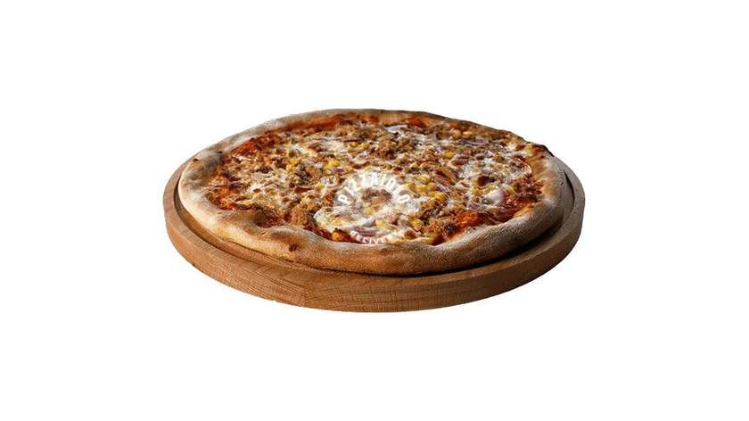 Pizza Tonno
i Cipolla
