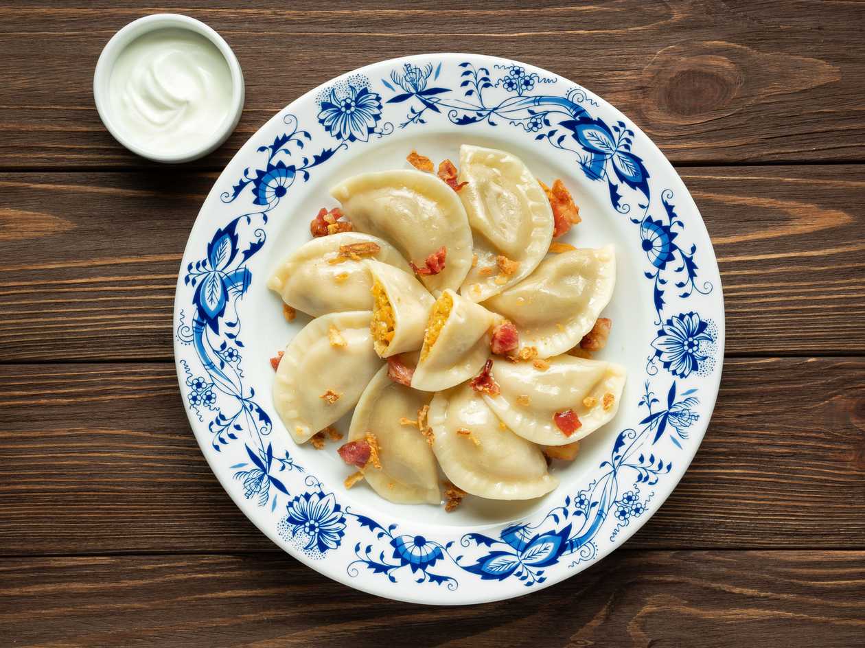 Мамині вареники з капустою