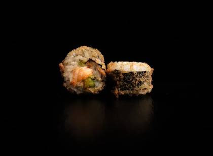 Tempura futo maki sake