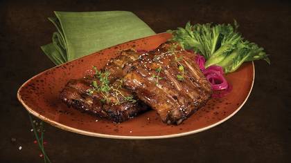 Pork ribs Andalusian style