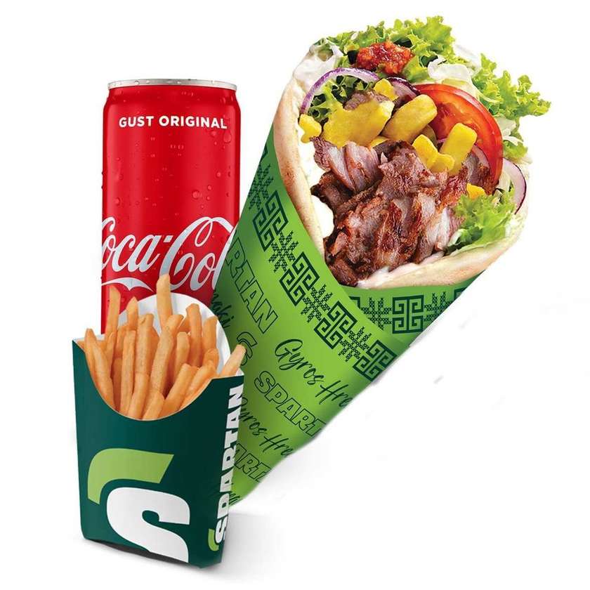 Chicken Gyros Hreanaki Menu in Pita Bread