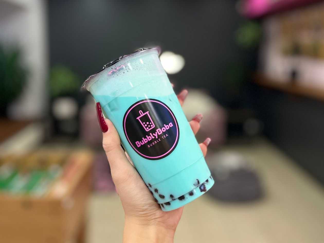 Blue Lagoon with Milk (Large)