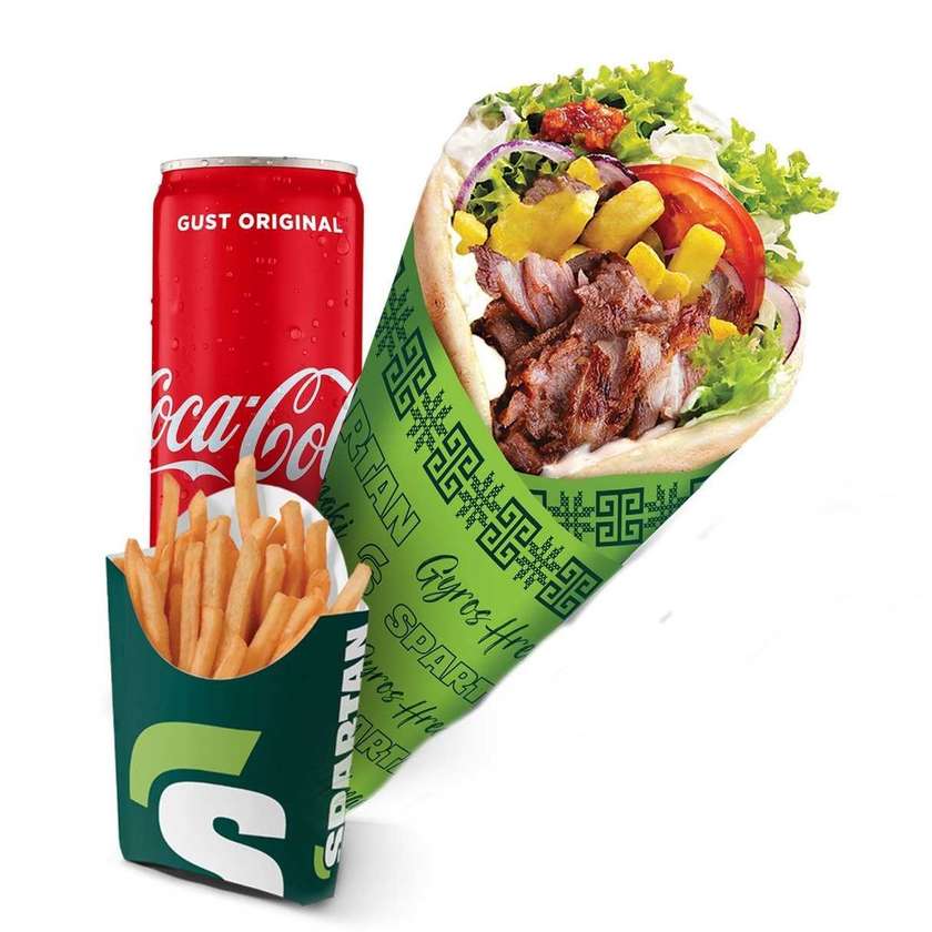 Gyros Menu in Hreanaki Pita VPB