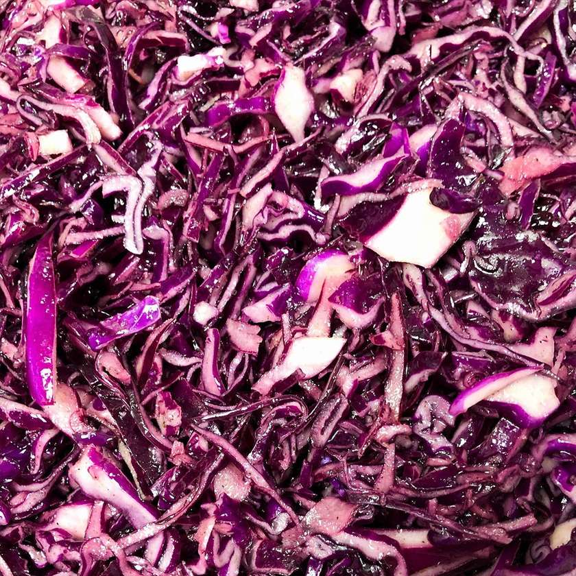 Korean blue cabbage salad 🌶️