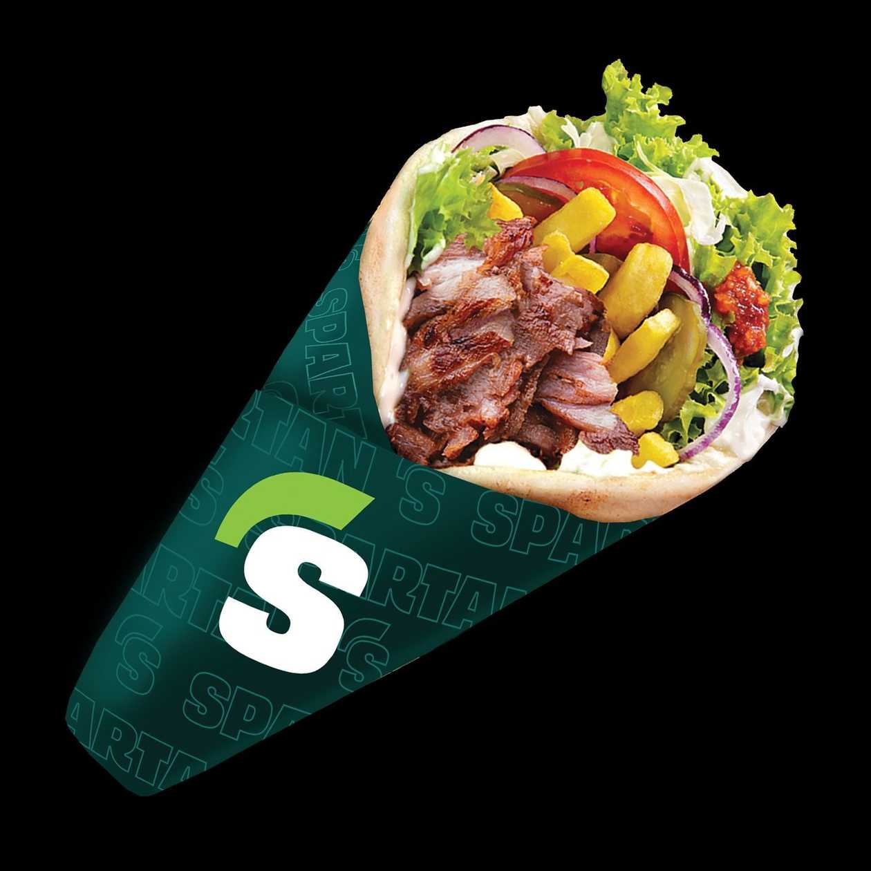 XXL Chicken Gyros in Hreanaki Pita