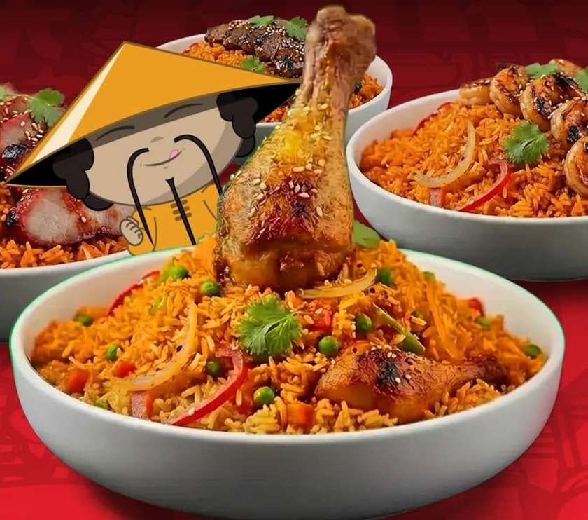 Assorted Jollof Rice no Pork