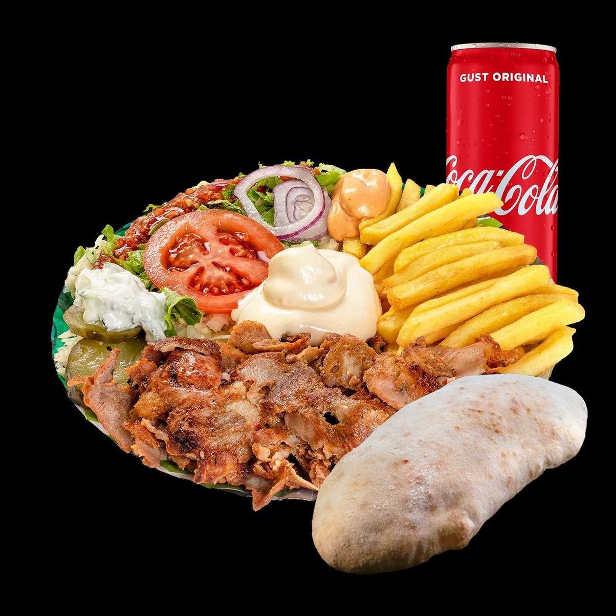 Meniu Gyros XXL La Farfurie Vițel-Purcel-Berbecuț