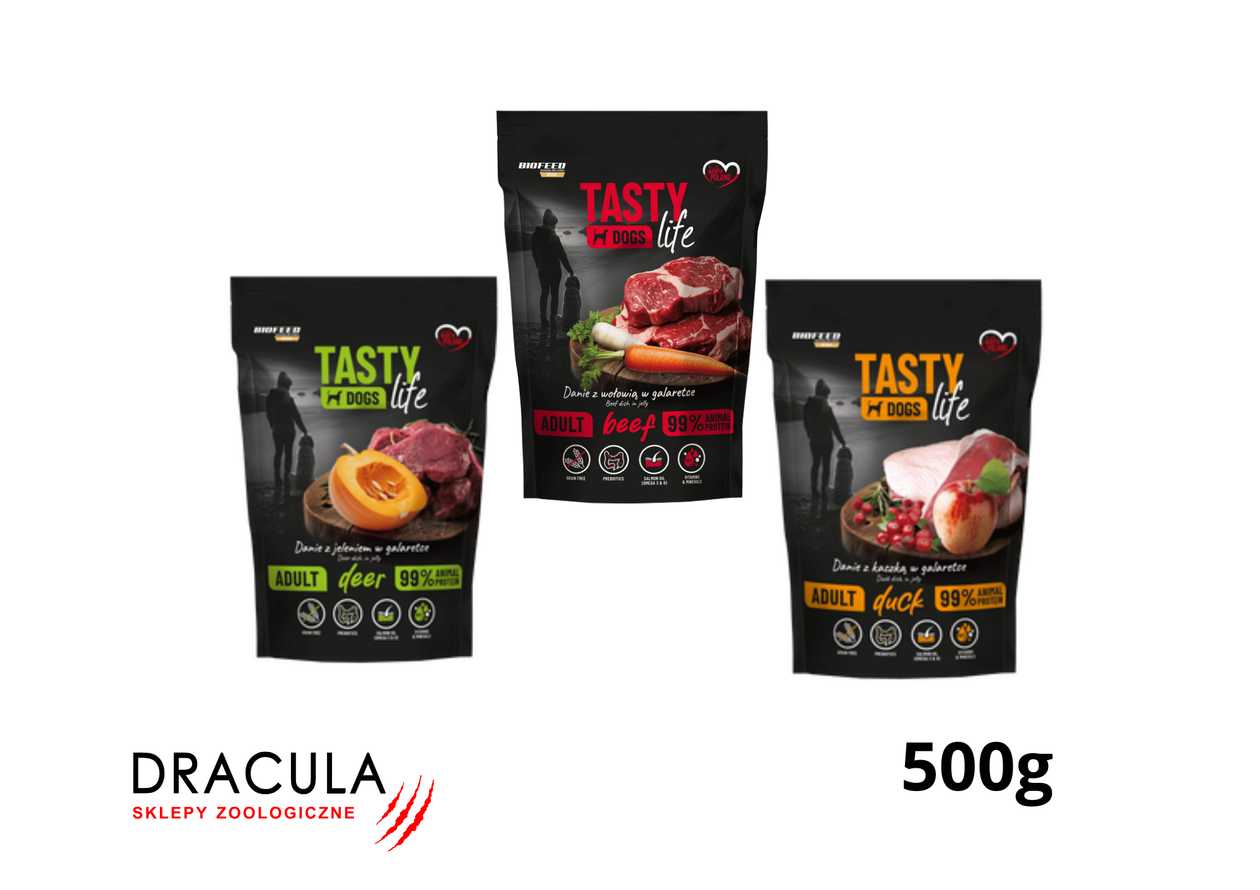 Biofeed Tasty Dogs Life MIX saszetka 500g