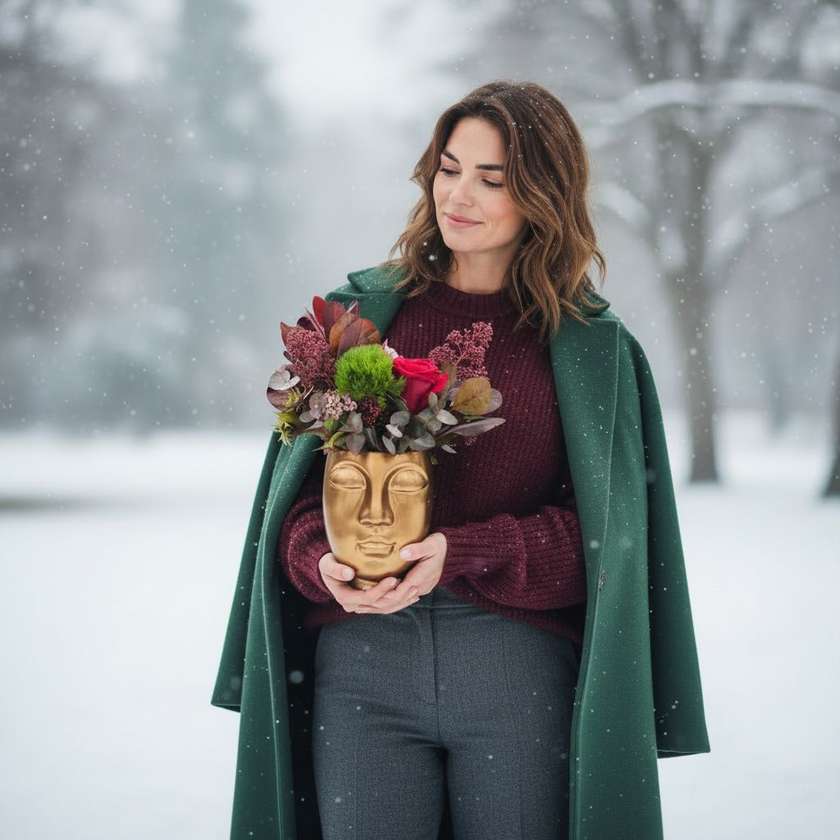 Composition "Golden Lady"