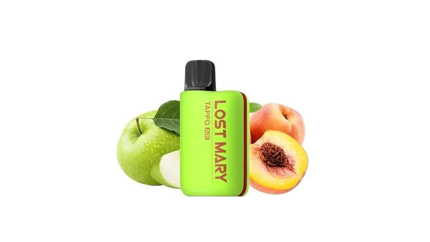 Lost Mary Tappo Air Pod Kit - Green - Apple Peach - 20mg