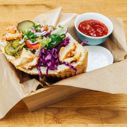 Kebab w Bułce Duży