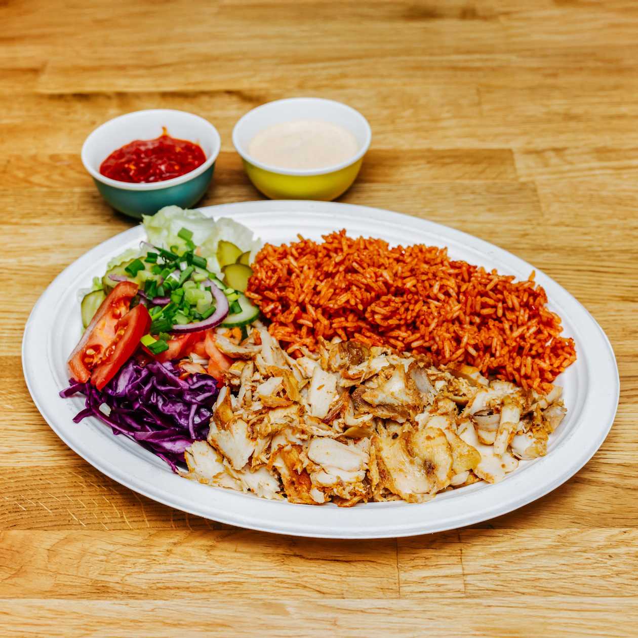 Kebab z Ryżem Zestaw