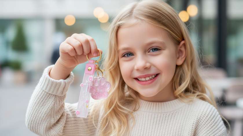 Cat Paw Keychain (Light Pink)