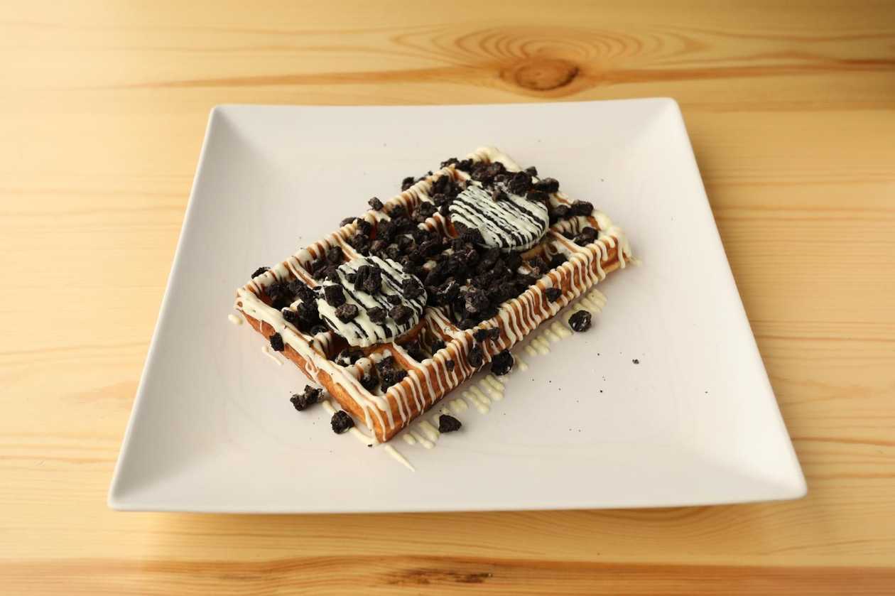 Crepe, Waffle ou Panquecas com Oreo